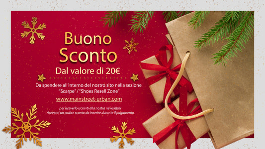 VUOI RICEVERE UN BUONO SCONTO DA 20€?