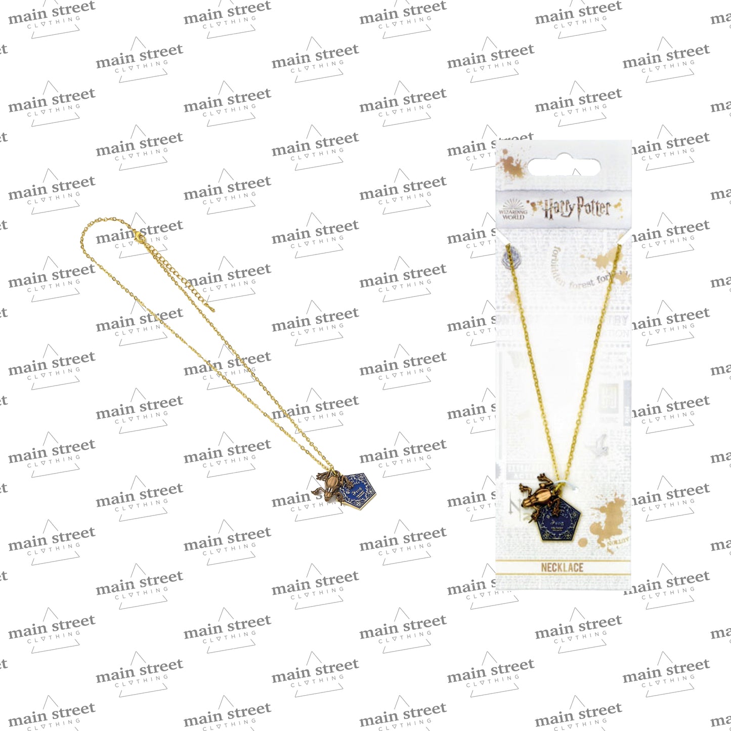 Harry Potter Chocolate Frog Necklace