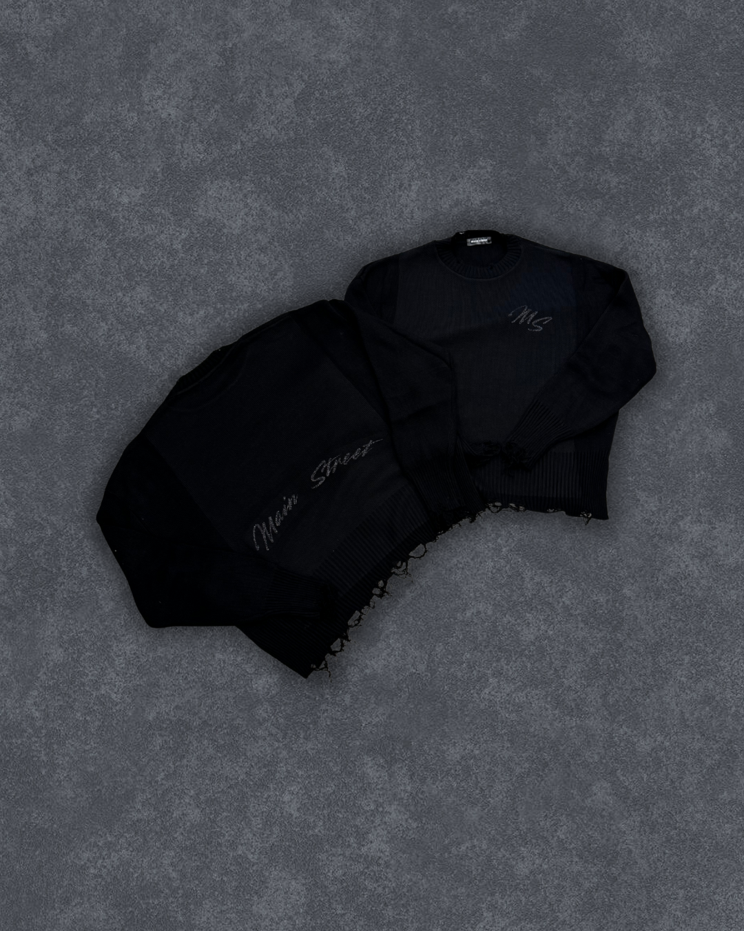 Glitter Sweater Black