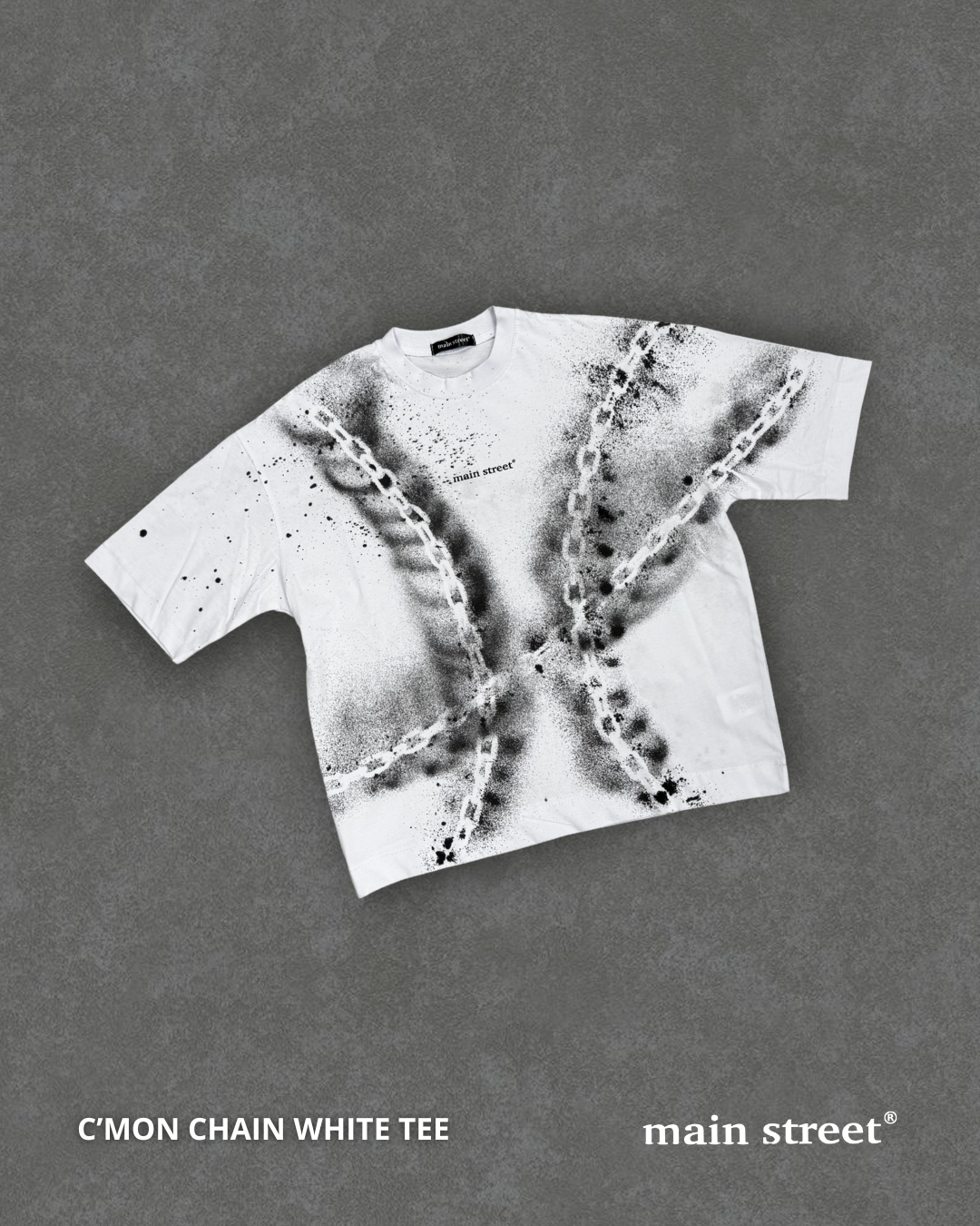 C'mon Chain White TEE