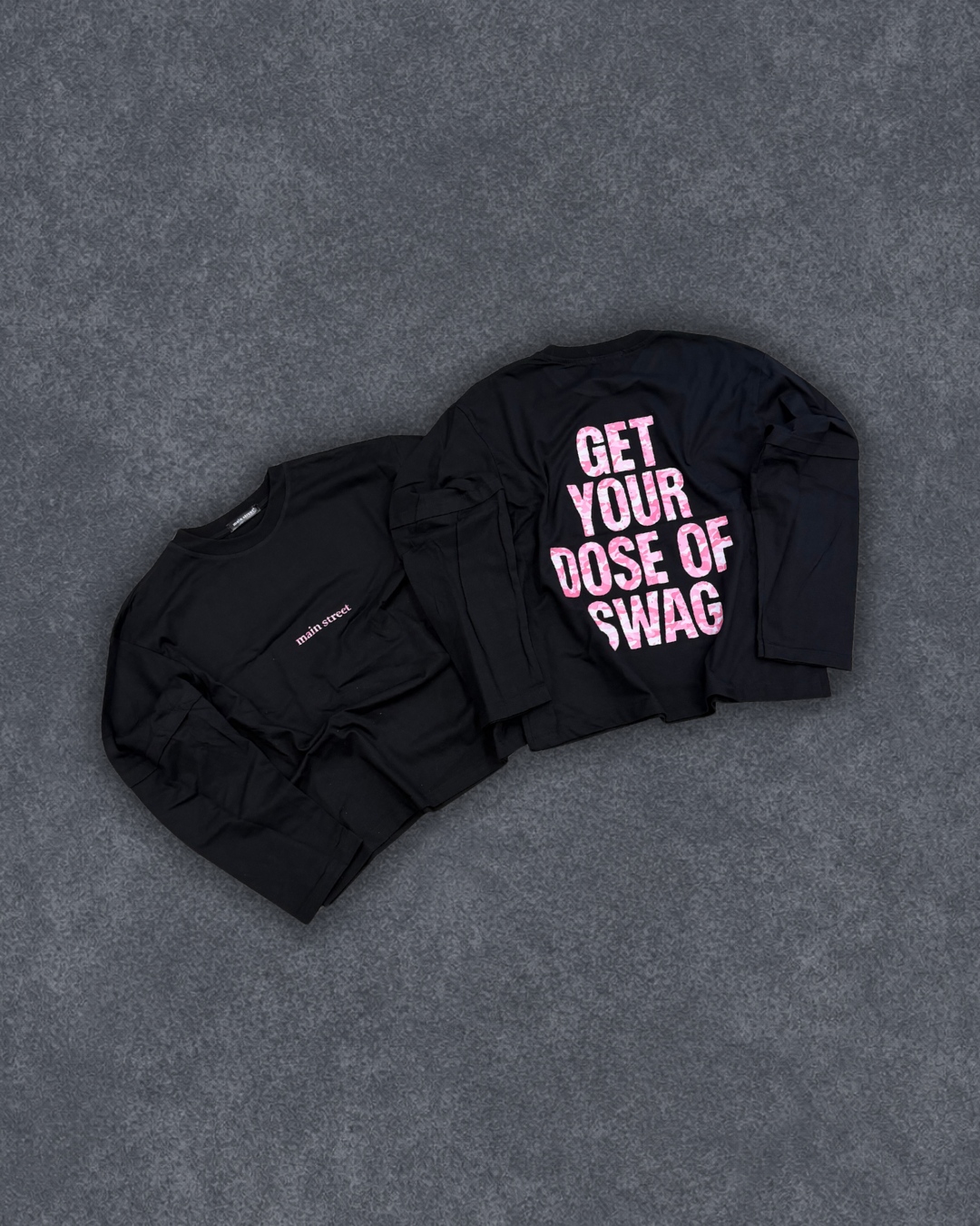 Get Your Dose Black Longsleeve