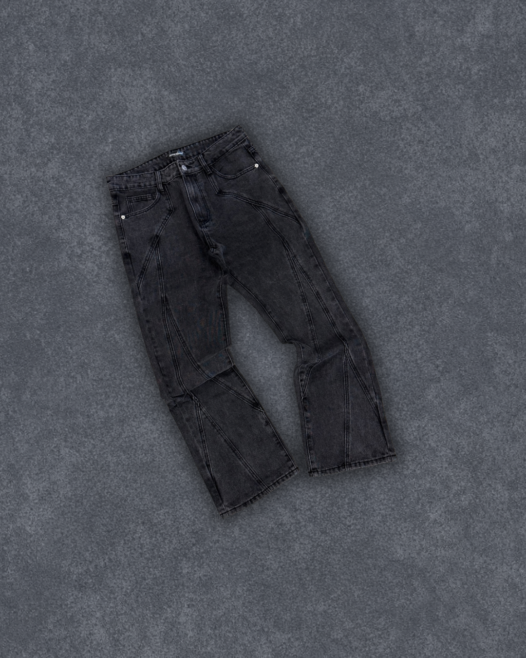 Grey Flared Jeans