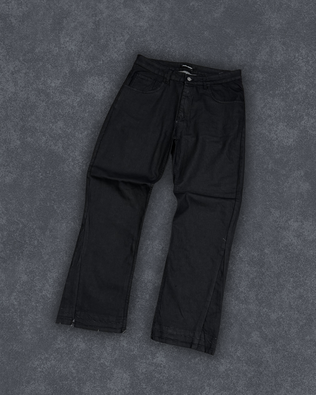 Flared Leather Pants