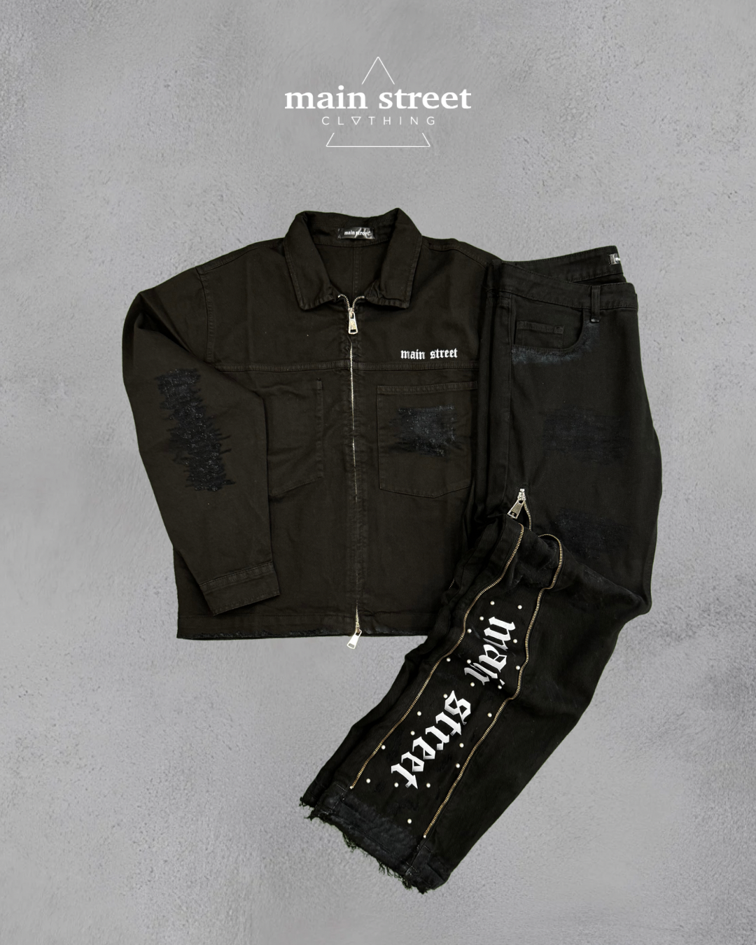 Diamond Denim Suit