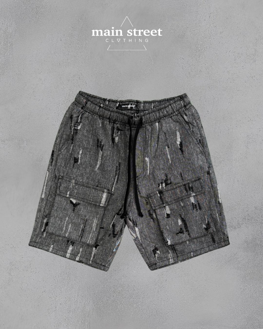 Grey Cargo Shorts