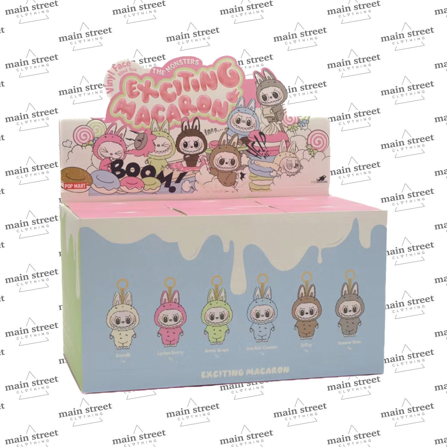 Pop Mart Labubu The Monsters Exciting Macarons (Box of 6)