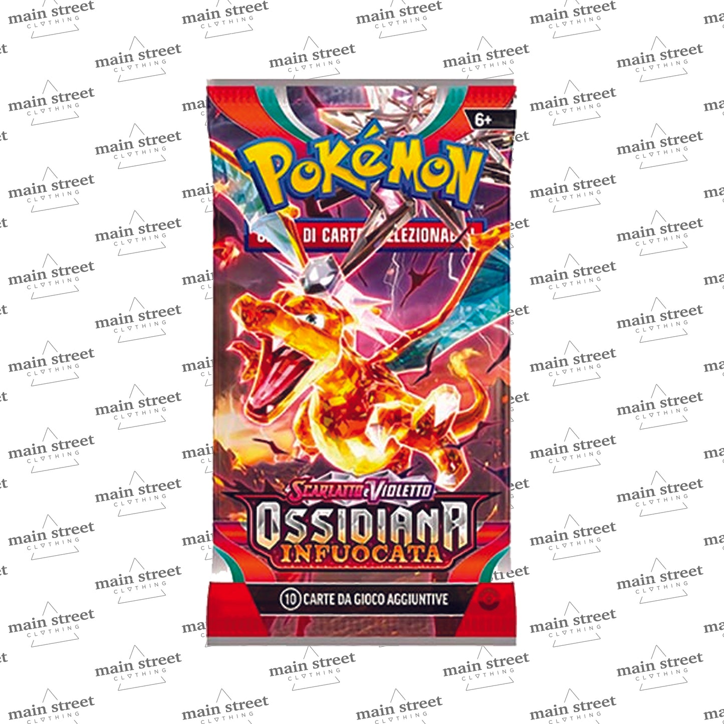 Scarlatto e Violetto "Ossidiana Infuocata" Busta 10 Carte