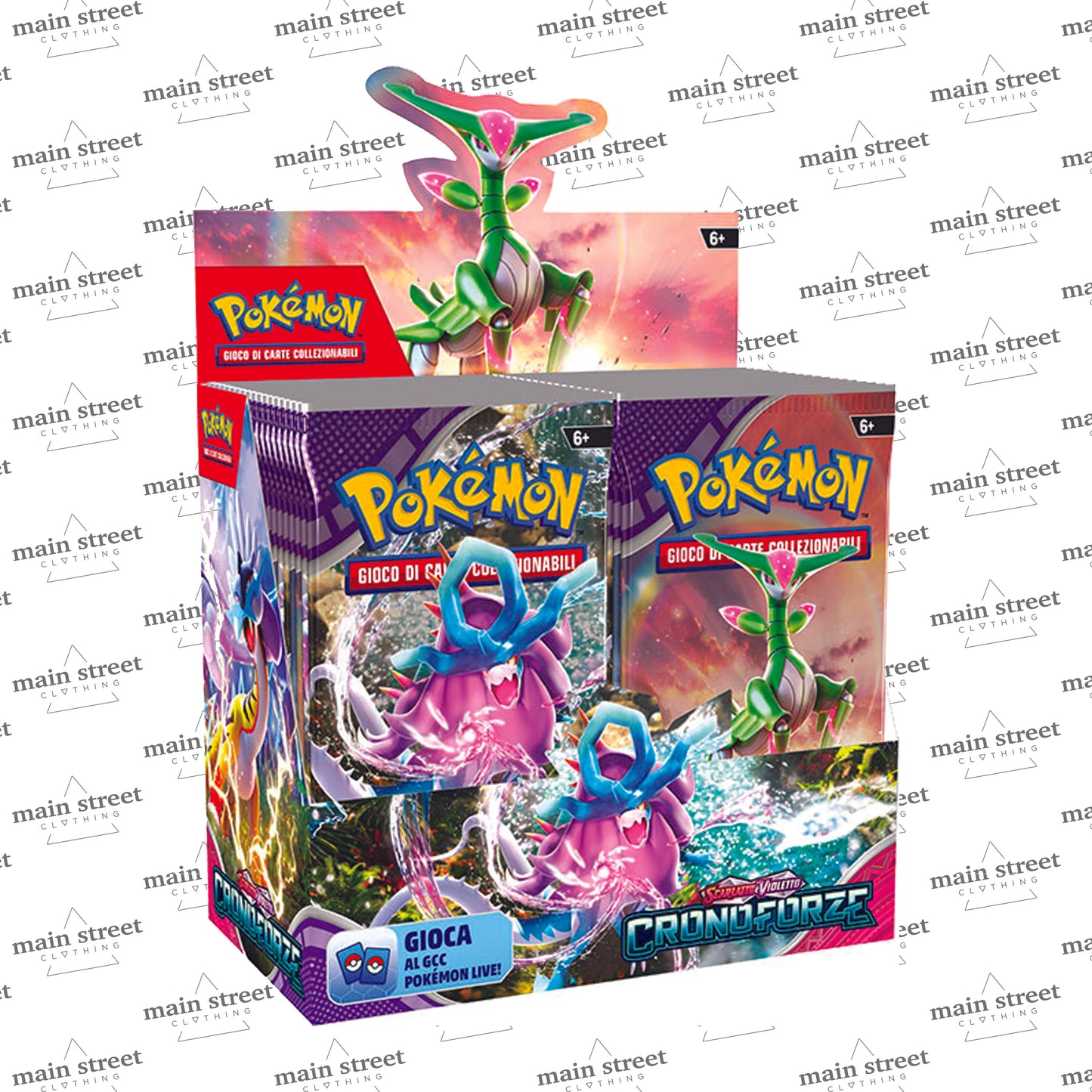 Scarlet and Violet "Chronoforces" Display 36 Envelopes (IT)
