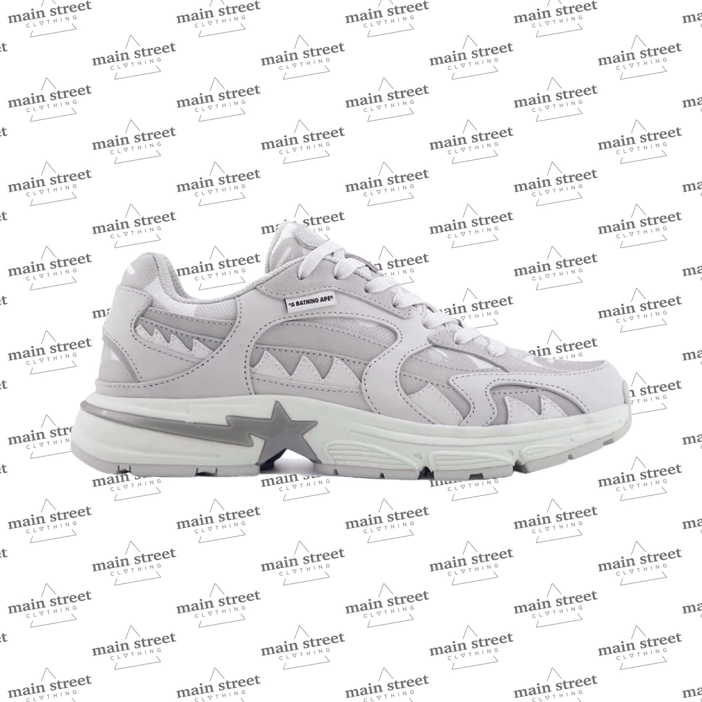 A Bathing Ape Shark Sta #1 White
