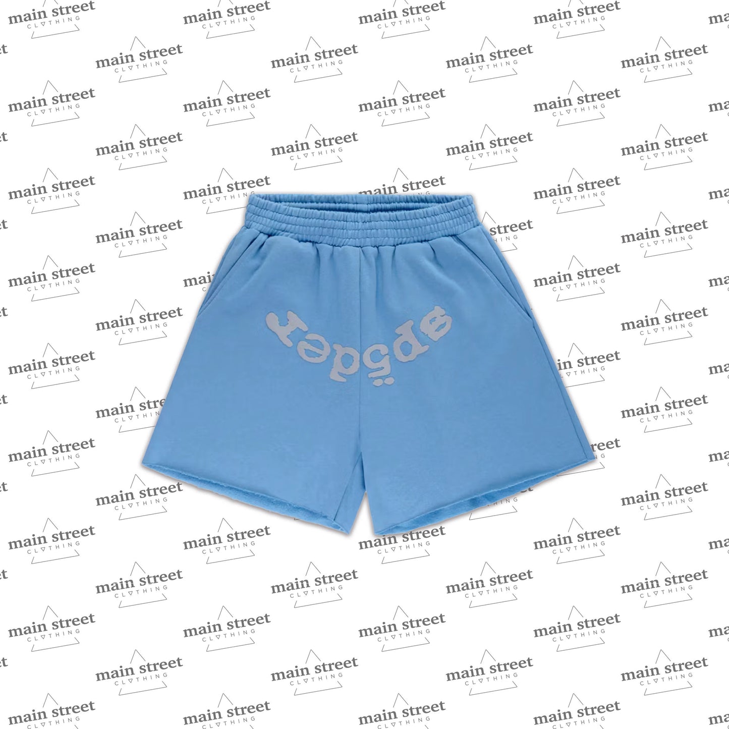 Sp5der OG Web V2 Pantaloncino Dusty Blue