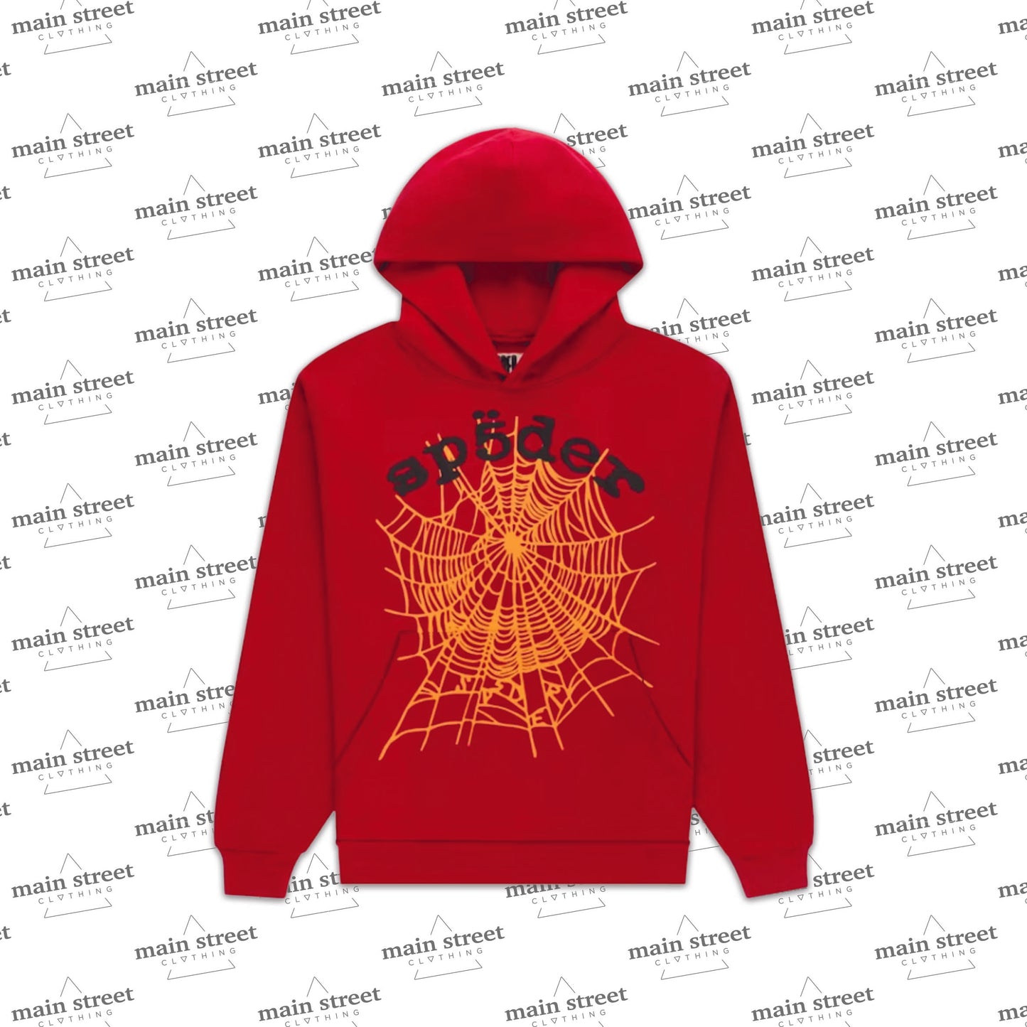 Sp5der OG Web V2 Hoodie Red