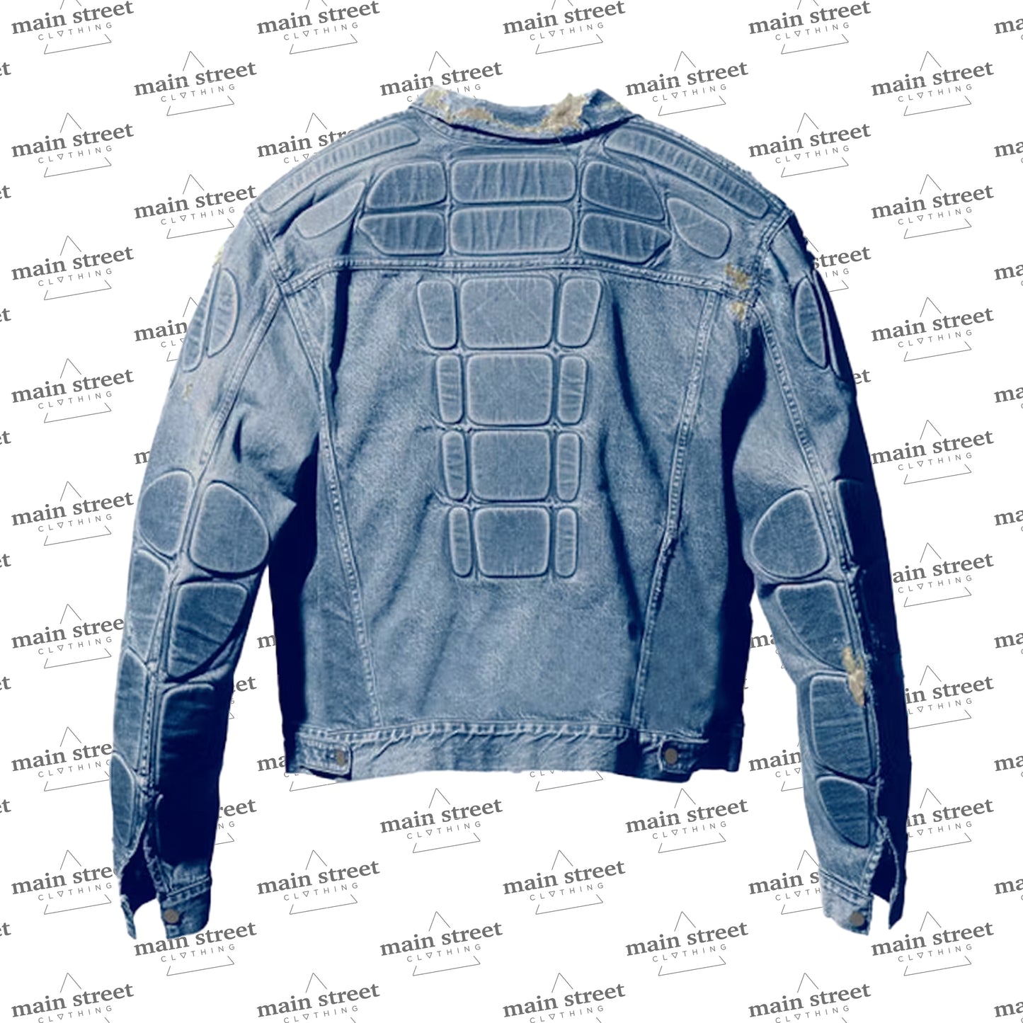 Yeezy Gap Engineered by Balenciaga Padded Denim Blue Jacket