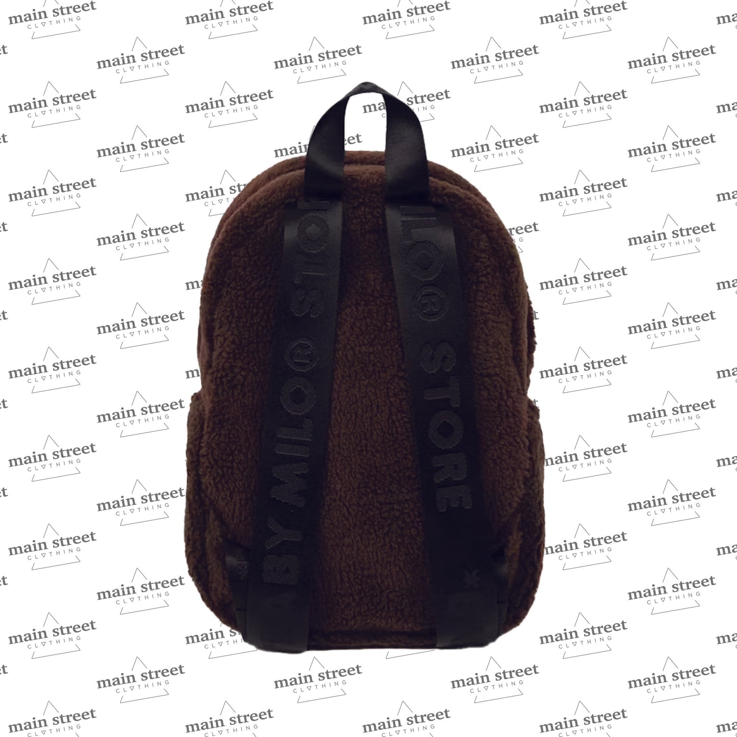 BAPE Baby Milo Zaino in Pelliccia Brown