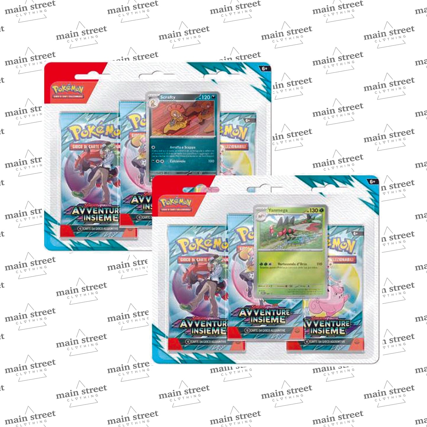 Pokemon Adventures Together Blister 3 Boosters + 1 Card