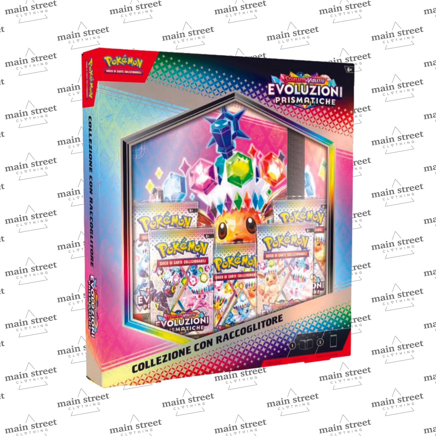 Pokemon Prismatic Evolutions Collection with Binder