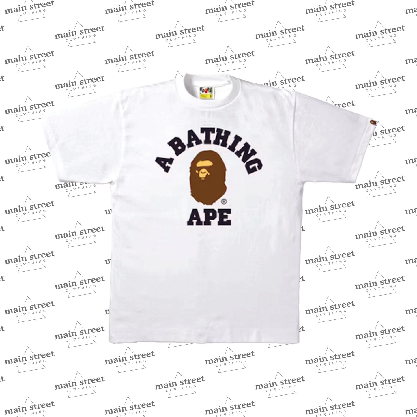 T-Shirt BAPE College White