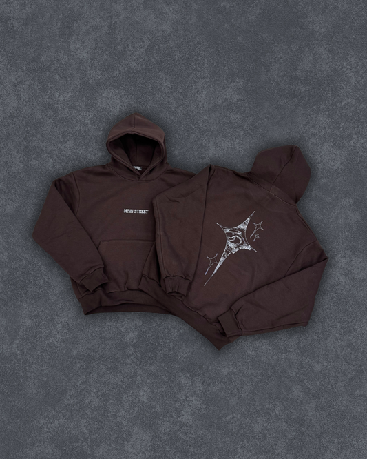 Brown Star Hoodie
