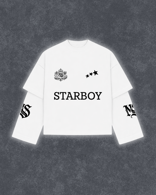 STARBOY longsleeve white