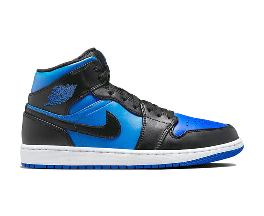 Jordan 1 Mid Black Royal Blue