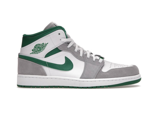 Jordan 1 Mid Grey Green