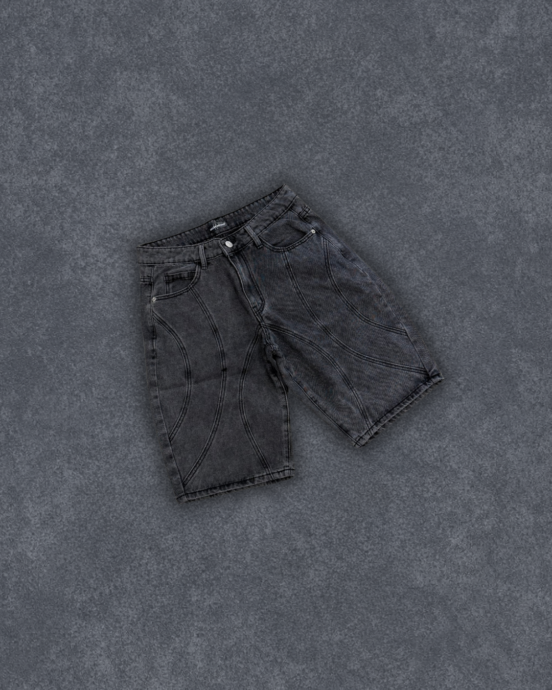 Grey Denim Jorts