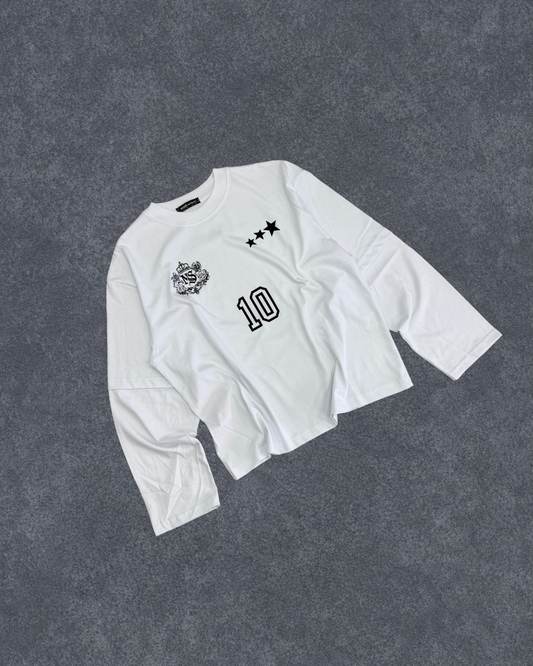 White 10 Double Longsleeve