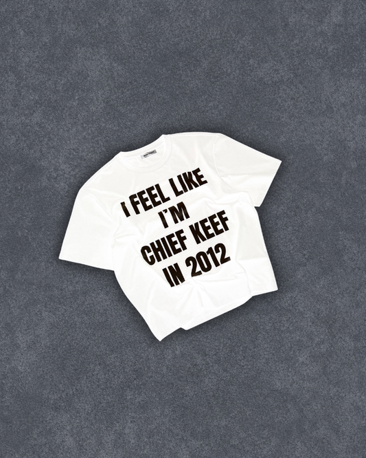 Chief Keef White TEE