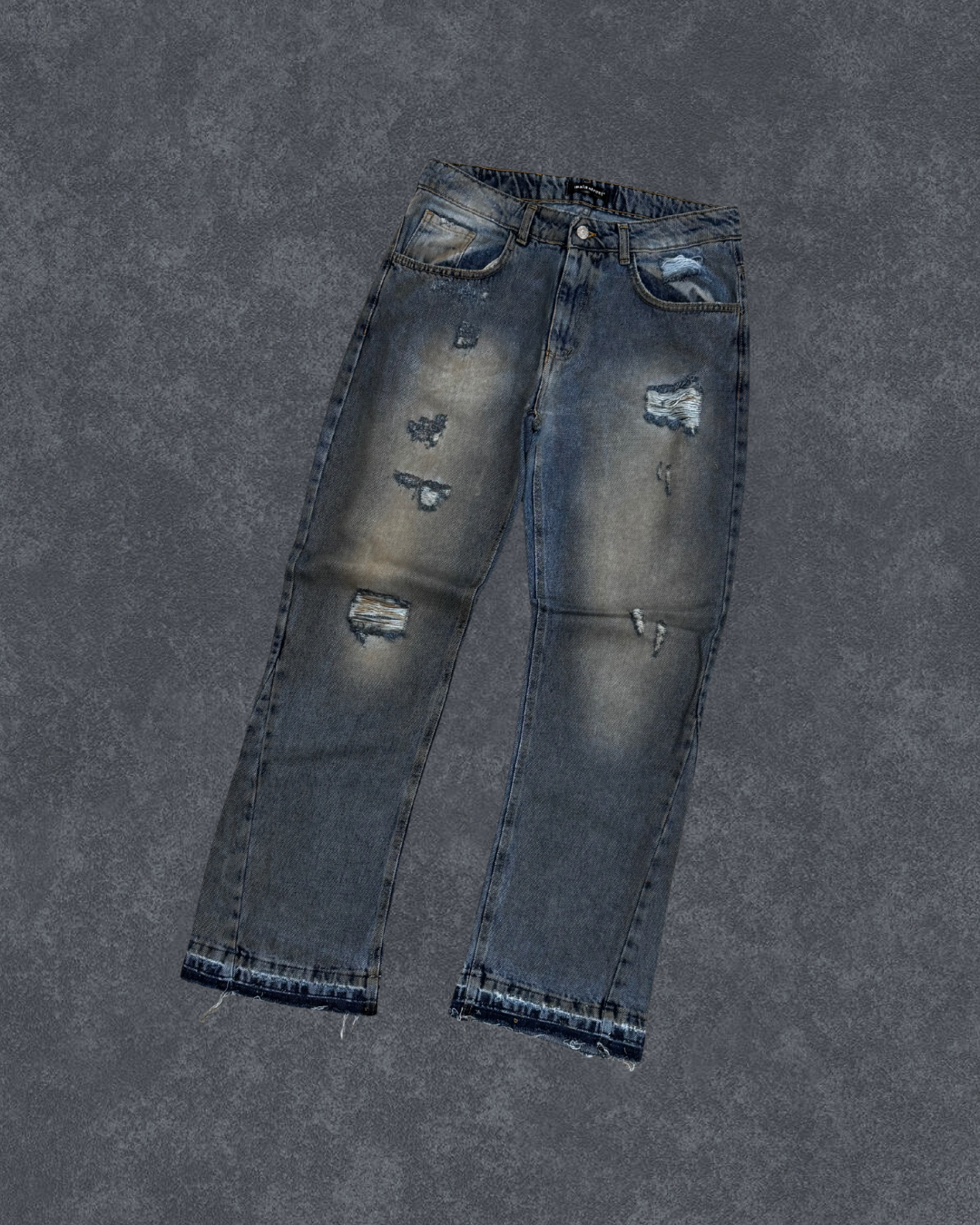 Flared Washed Jeans