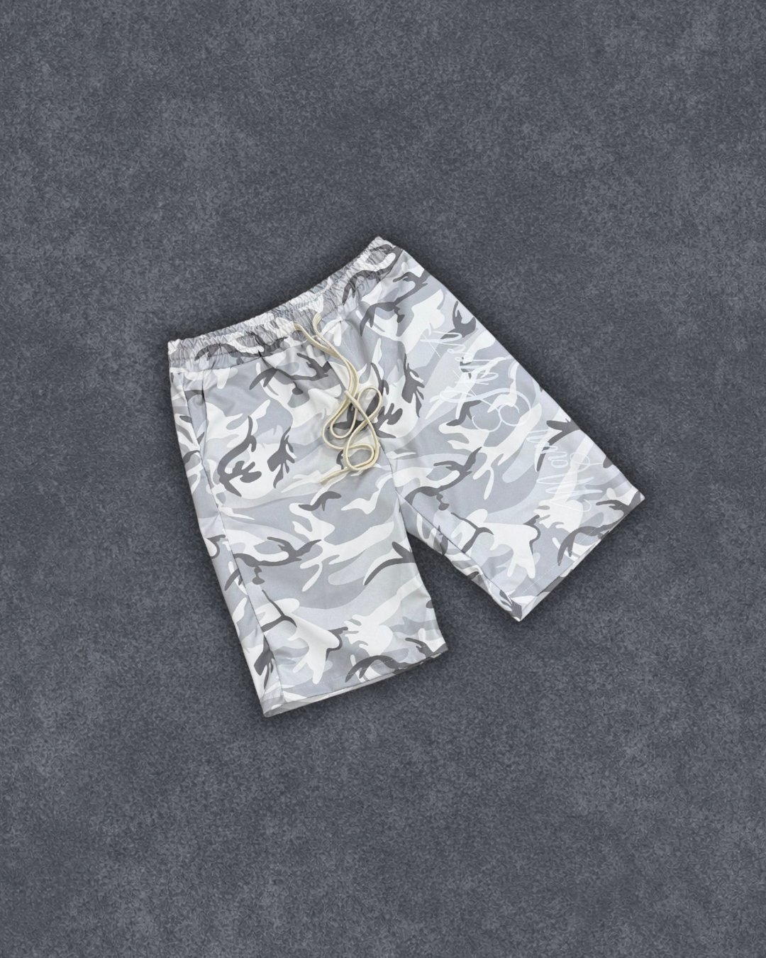 Camo White Shorts
