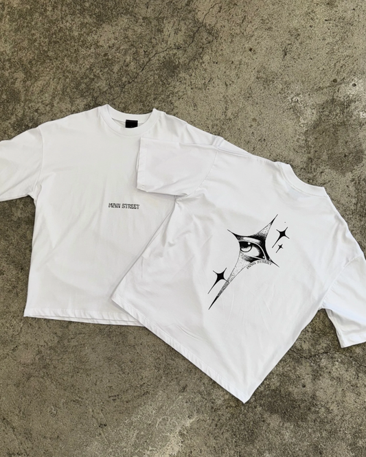 Crop Star White TEE