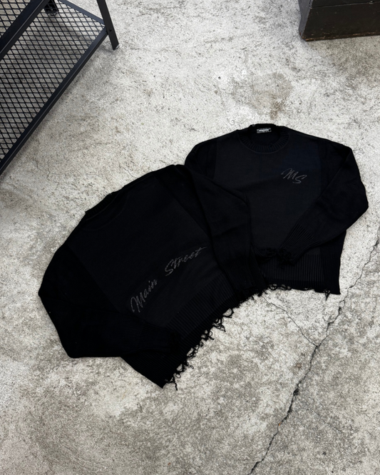 Glitter Sweater Black