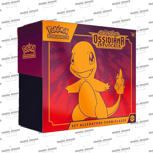 Pokemon Ossidiana Infuocata Set Allenatore Fuoriclasse