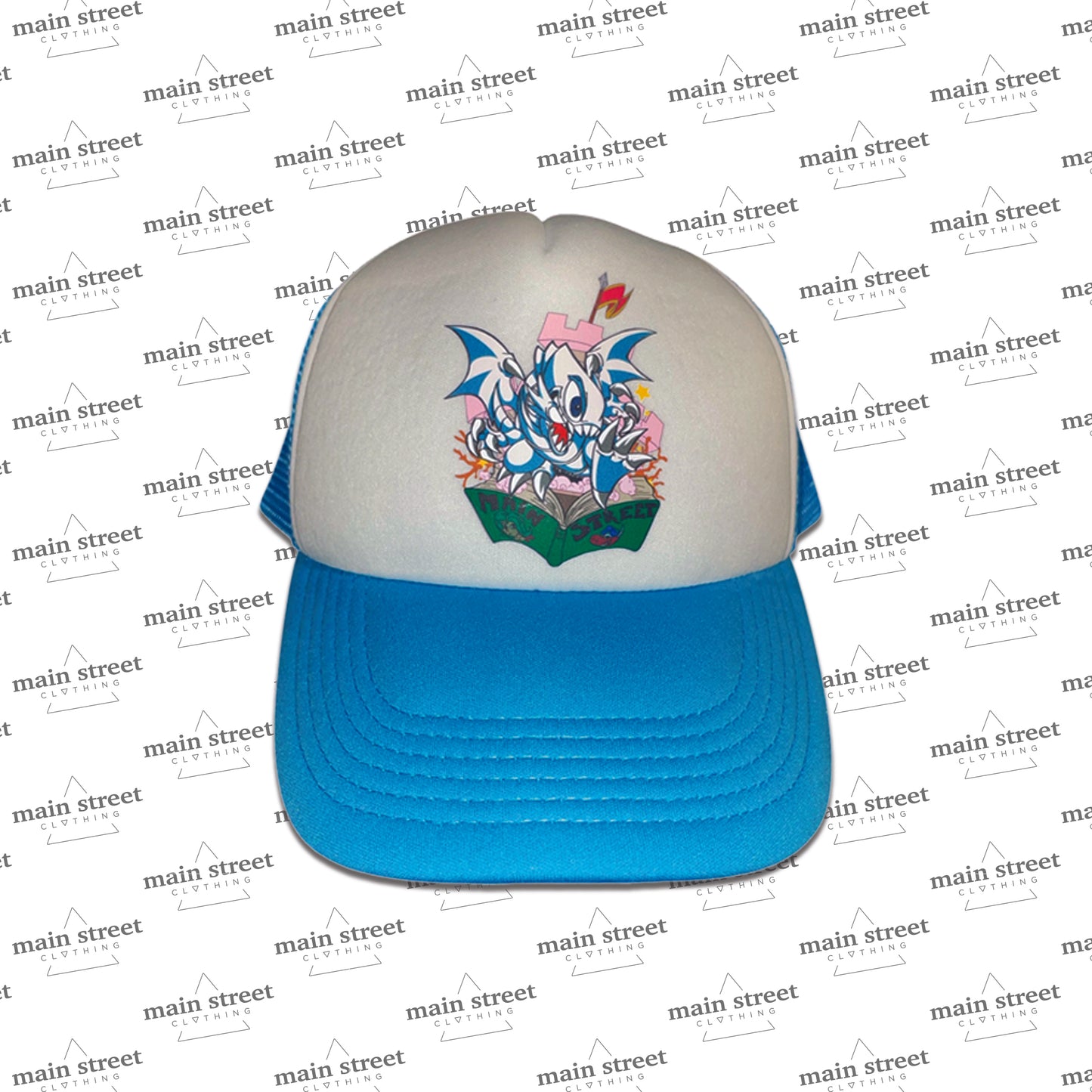 Main Street x Yu-Gi-Oh! Drago Toon Cap Trucker