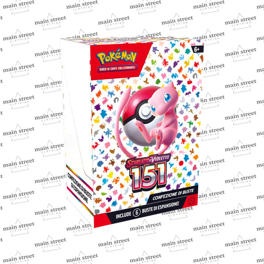 Pokemon ITA Scarlet and Violet 151 Bundle 6 Boosters