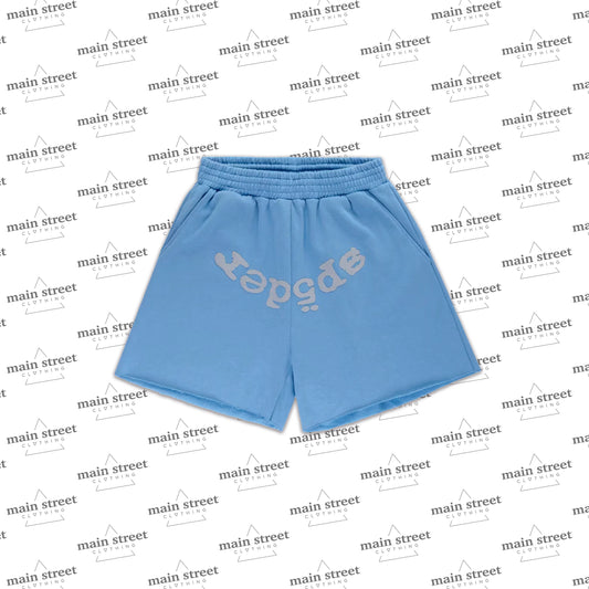 Sp5der OG Web V2 Pantaloncino Dusty Blue