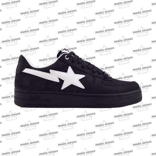 A Bathing Ape Bape Sta #4 Black White