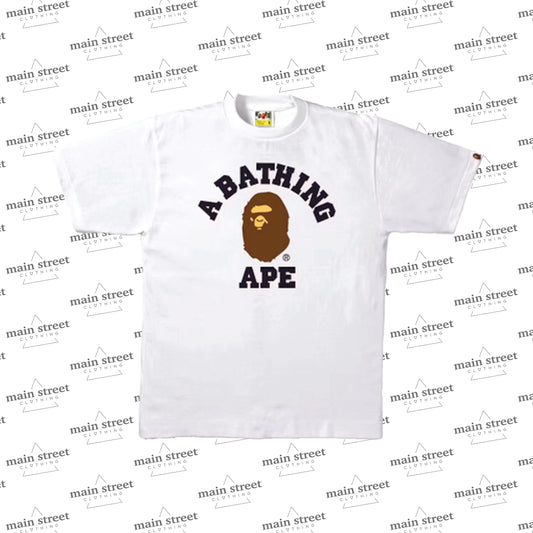 T-Shirt BAPE College White